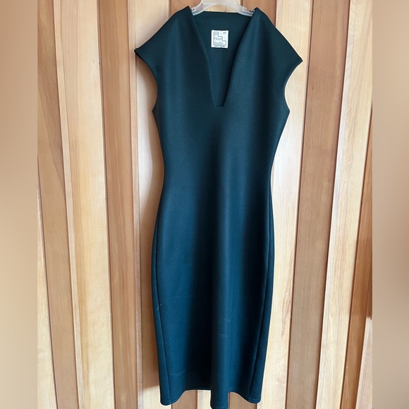 3rd Floor Studio Emerald green sheath Dress - Picture 2 of 4